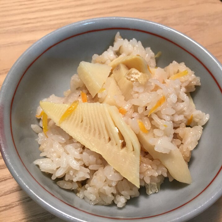 タケノコが香る！タケノコご飯